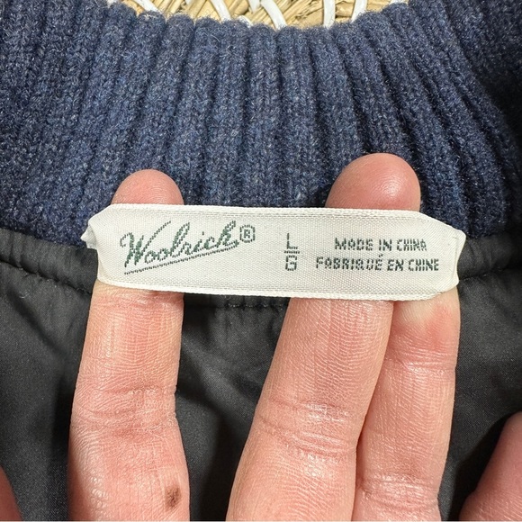 Woolrich Women’s Wool Blend Plaid Vest Full Button Academia in Purple Navy L - Picture 8 of 12